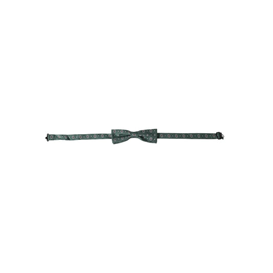 Dolce and Gabbana Bow Tie with Elegant Metal Clasp &