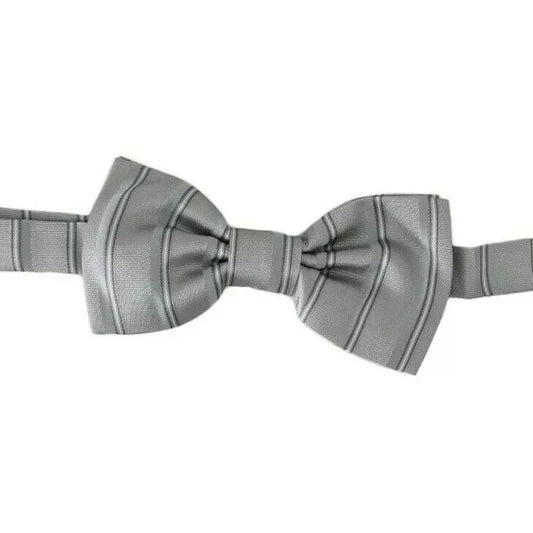 Dolce Gabbana Bow Tie Exclusive Design with Light Gray Lining &