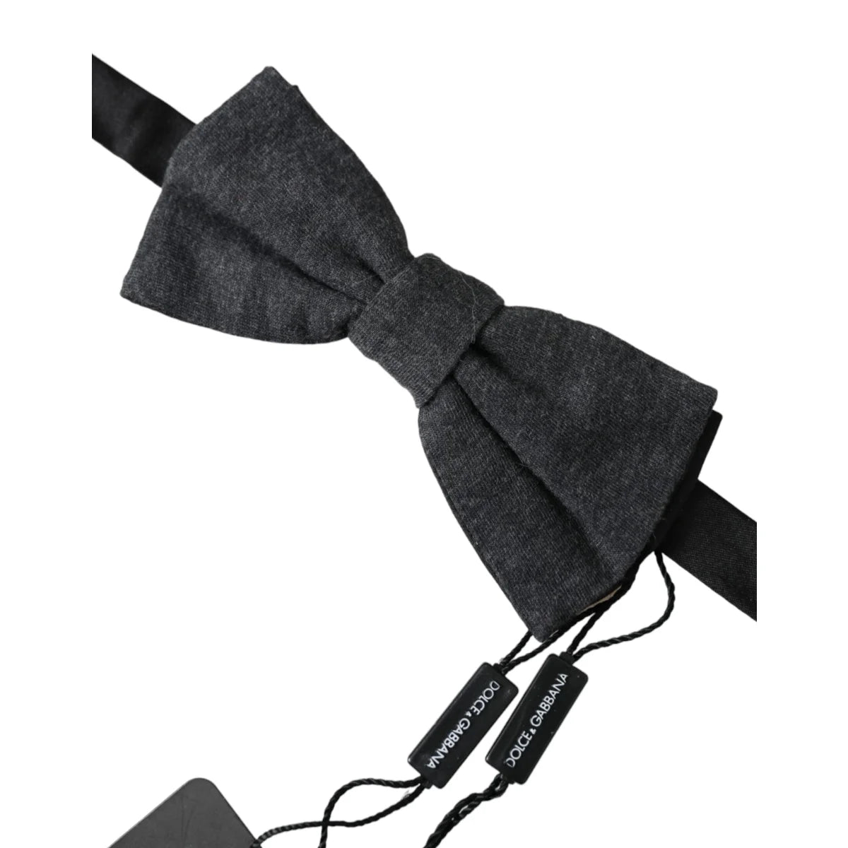 Dolce Gabbana Bow Tie Luxury Accessory with Signature Metal Clasp &