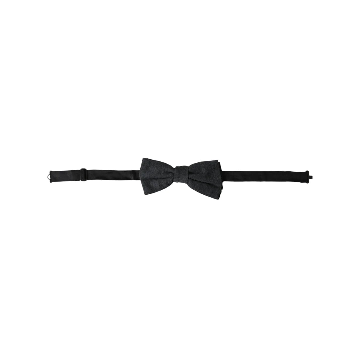 Dolce Gabbana Bow Tie Luxury Accessory with Signature Metal Clasp &