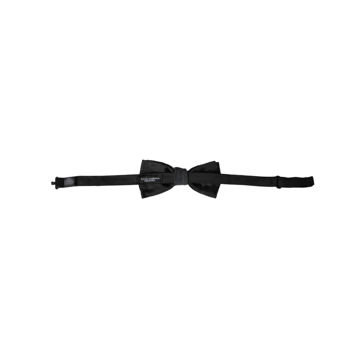 Dolce Gabbana Bow Tie Luxury Accessory with Signature Metal Clasp &