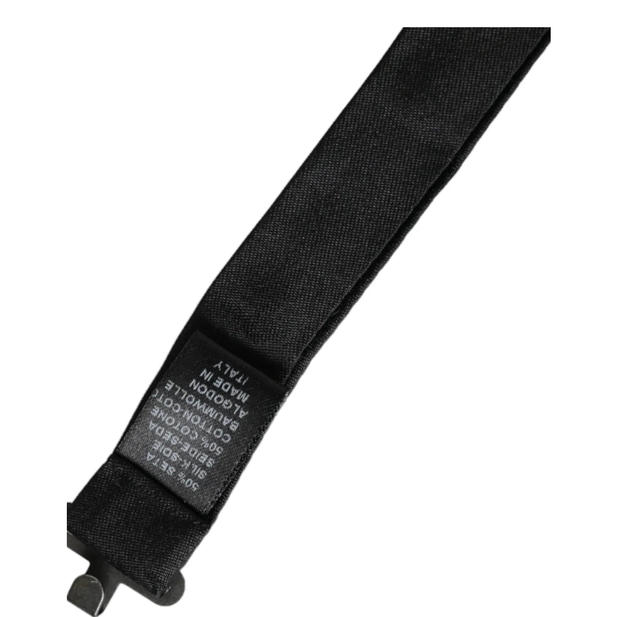 Dolce Gabbana Bow Tie Luxury Accessory with Signature Metal Clasp &