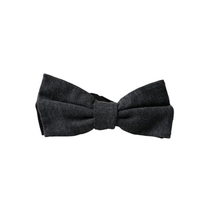 Dolce Gabbana Bow Tie Luxury Accessory with Signature Metal Clasp &