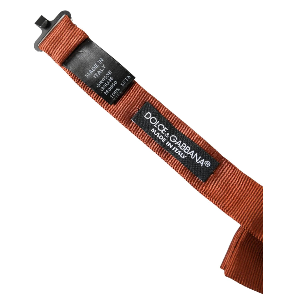 Dolce Gabbana Bow Tie Luxury Menswear Accessory &