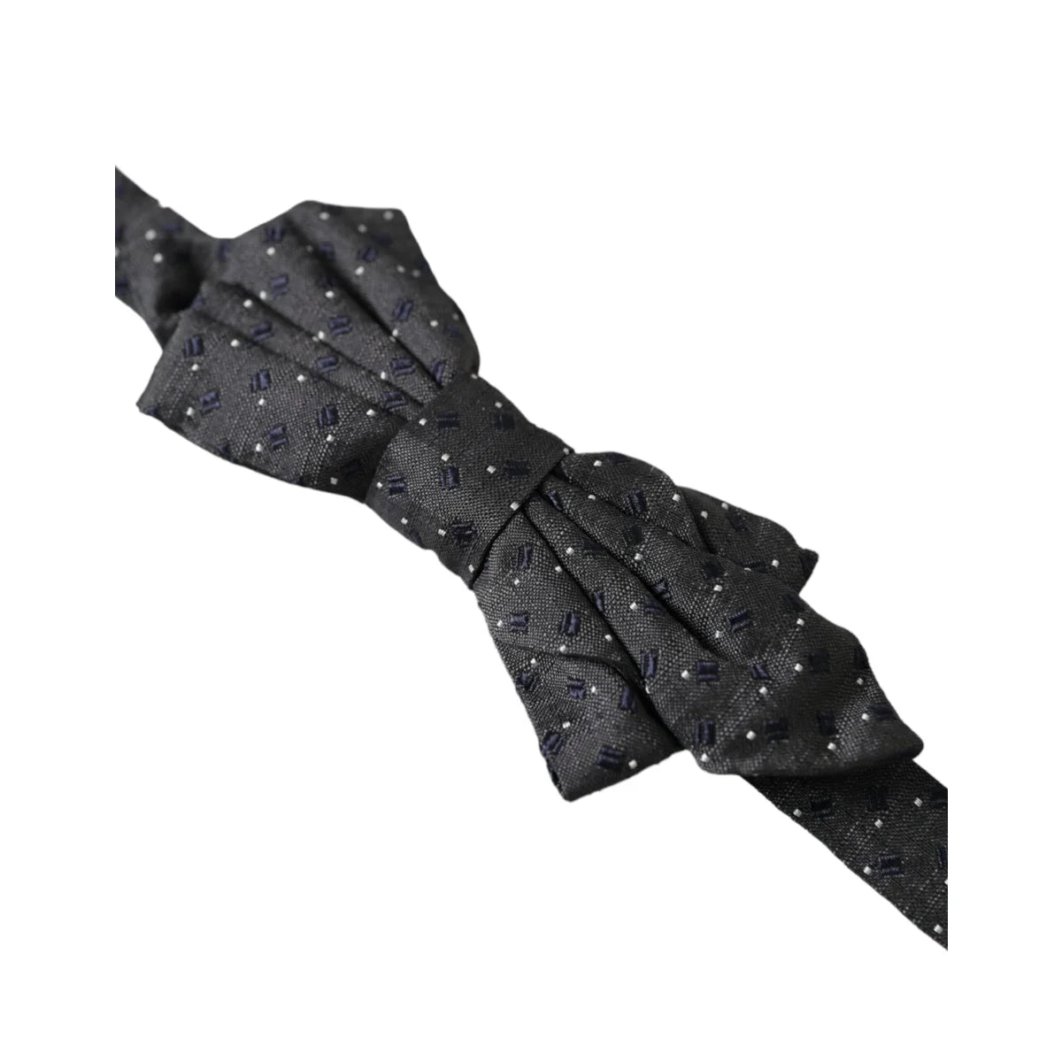 Dolce and Gabbana Bow Tie Luxury Style with Unique Metal Clasp &