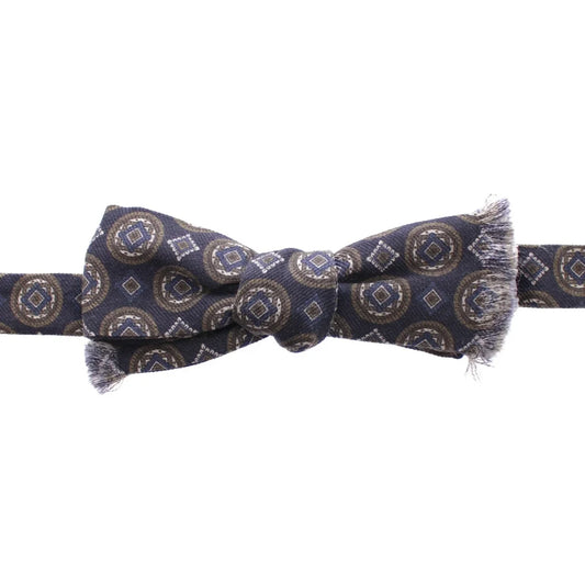 Dolce and Gabbana Bow Tie MainLine Exclusive Blue Silk Elegance &