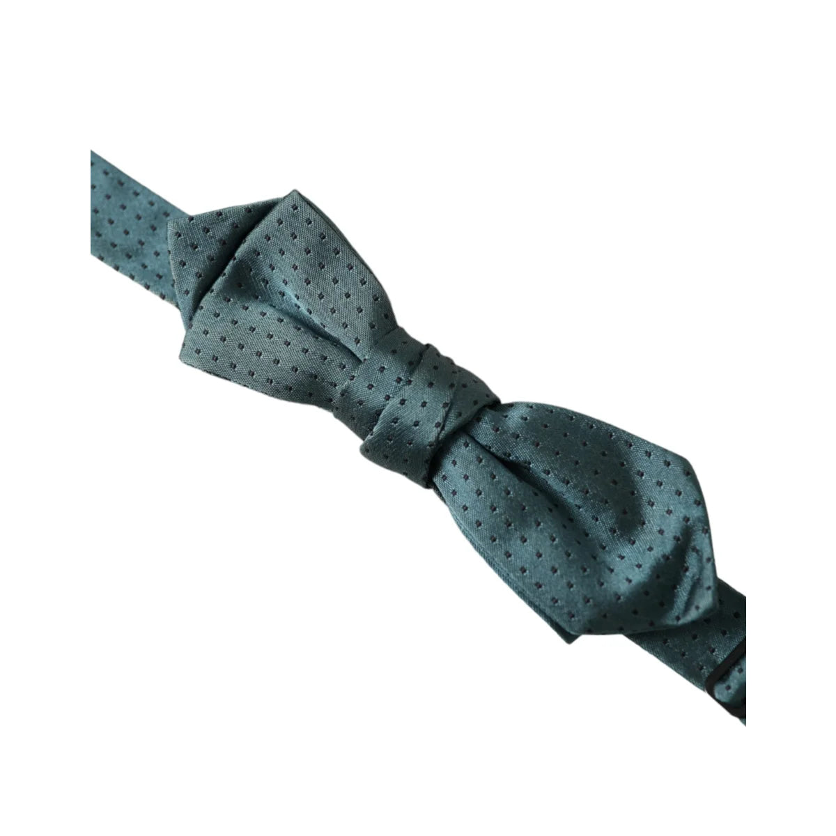 Dolce Gabbana Bow Tie with Metal Clasp Elegant Designer Accessory &