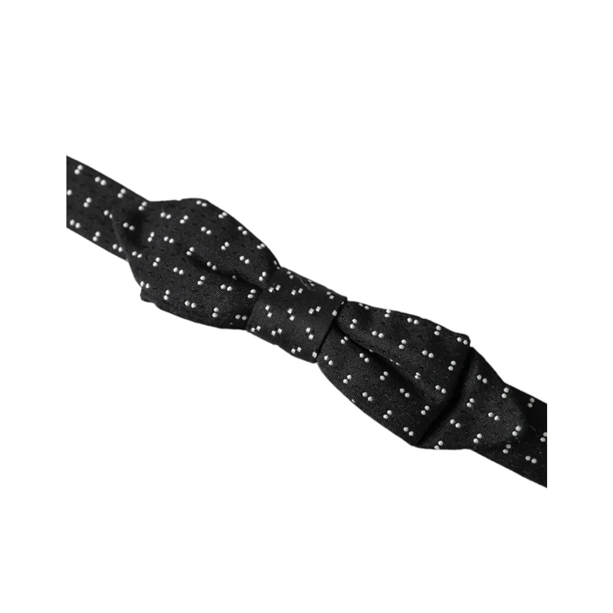 Dolce Gabbana Bow Tie with Metal Clasp for Elegant Dress Looks &