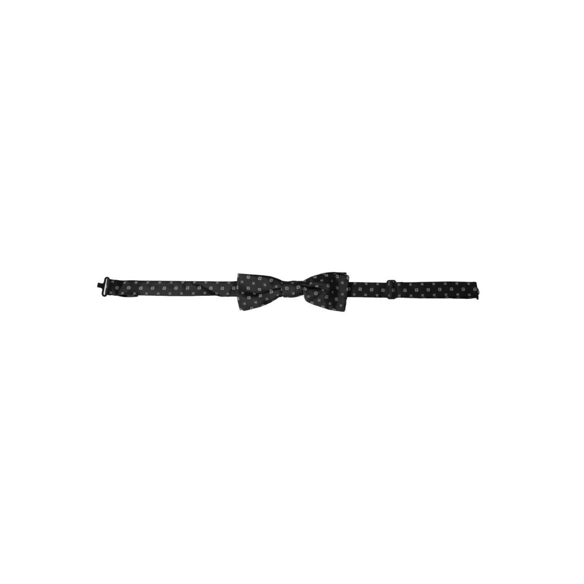 Dolce Gabbana Bow Tie with Sleek Metal Clasp for a Sophisticated Look &