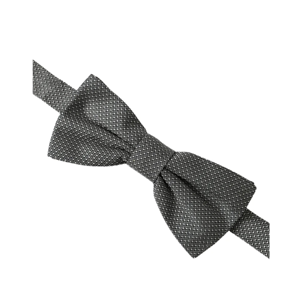 Dolce Gabbana Bow Tie with Sleek Metal Clasp Style &