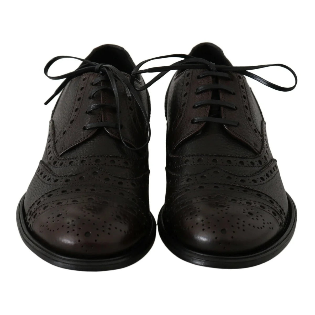 Dolce & Gabbana Brown Bordeaux Shoes Elevate Style