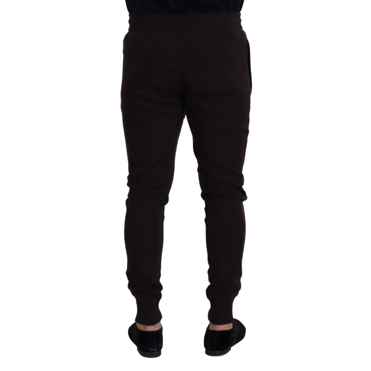 Dolce & Gabbana Brown Cashmere Trousers Bottoms Drawstring Pants
