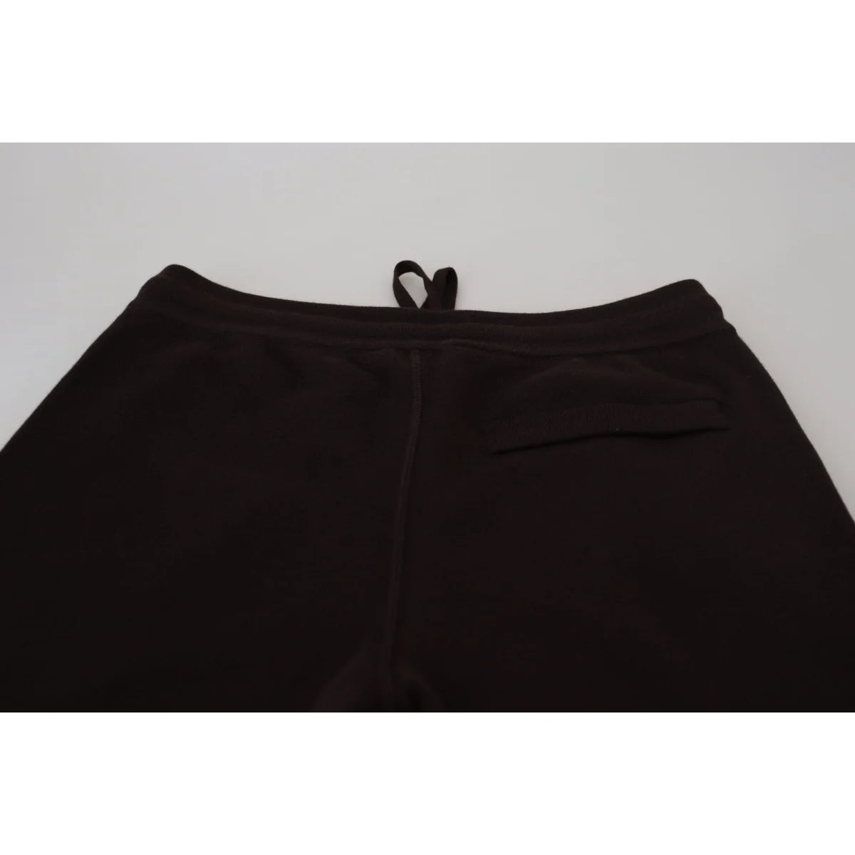 Dolce & Gabbana Brown Cashmere Trousers Bottoms Drawstring Pants