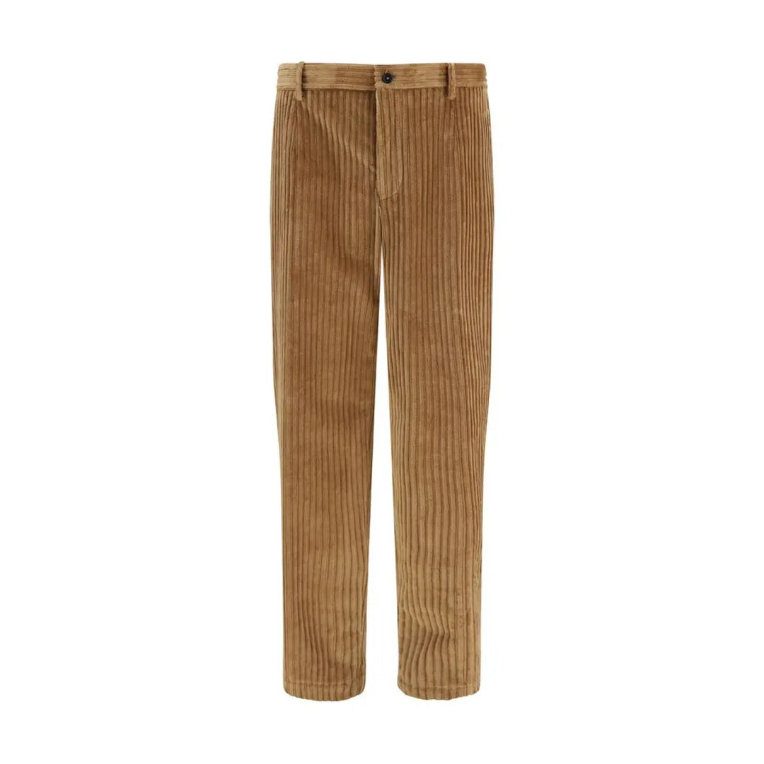 Dolce &amp; Gabbana Brown Cotton Casual Pants