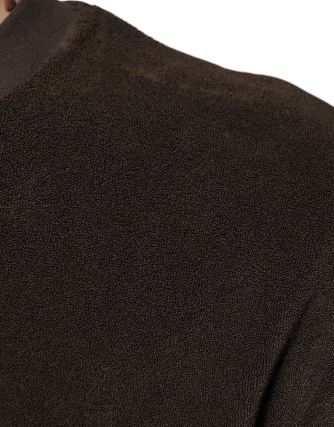 Dolce &amp; Gabbana Brown Cotton Crew Neck Short Sleeves T-shirt