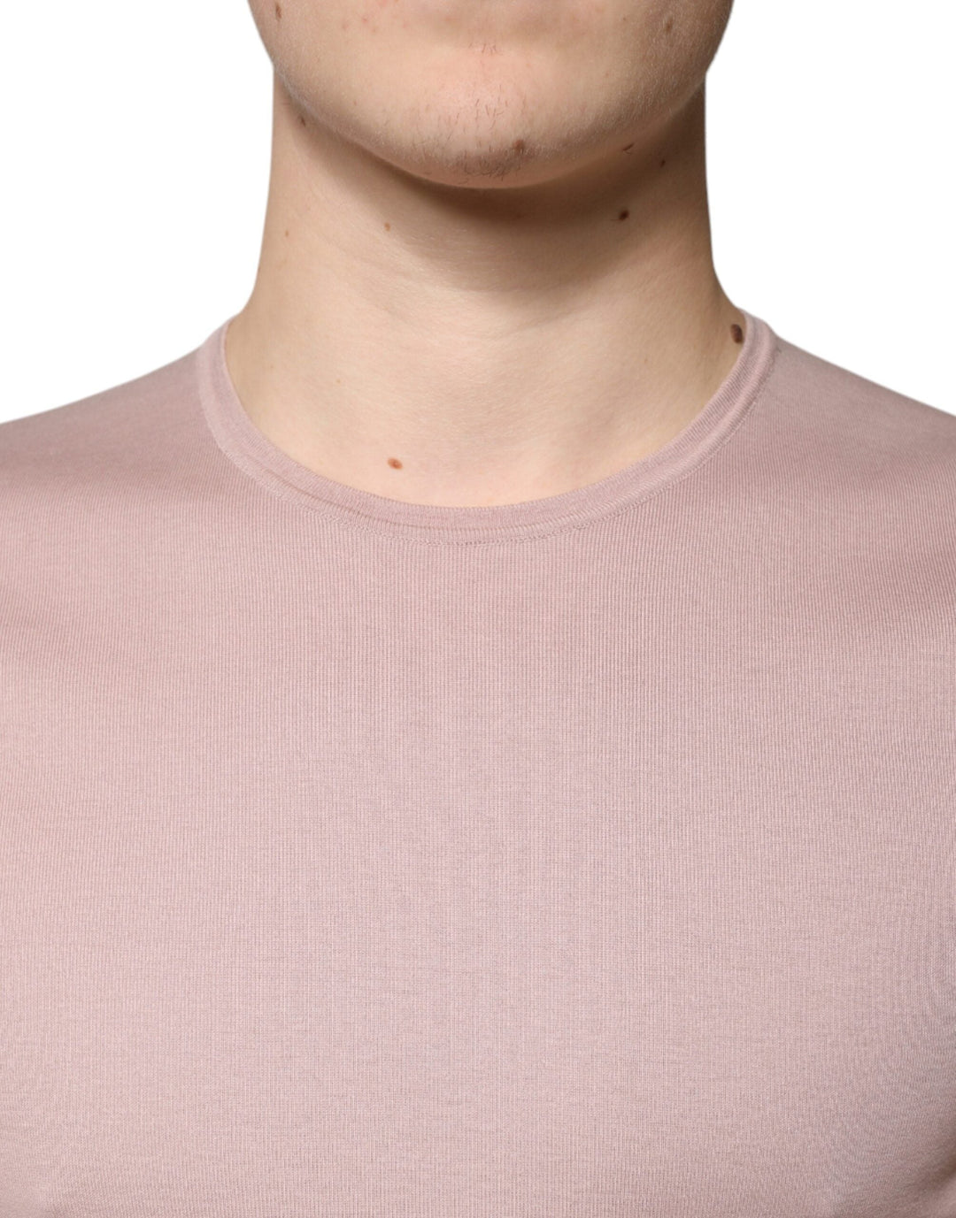 Dolce &amp; Gabbana Brown Cotton Short Sleeves Round Neck T-shirt