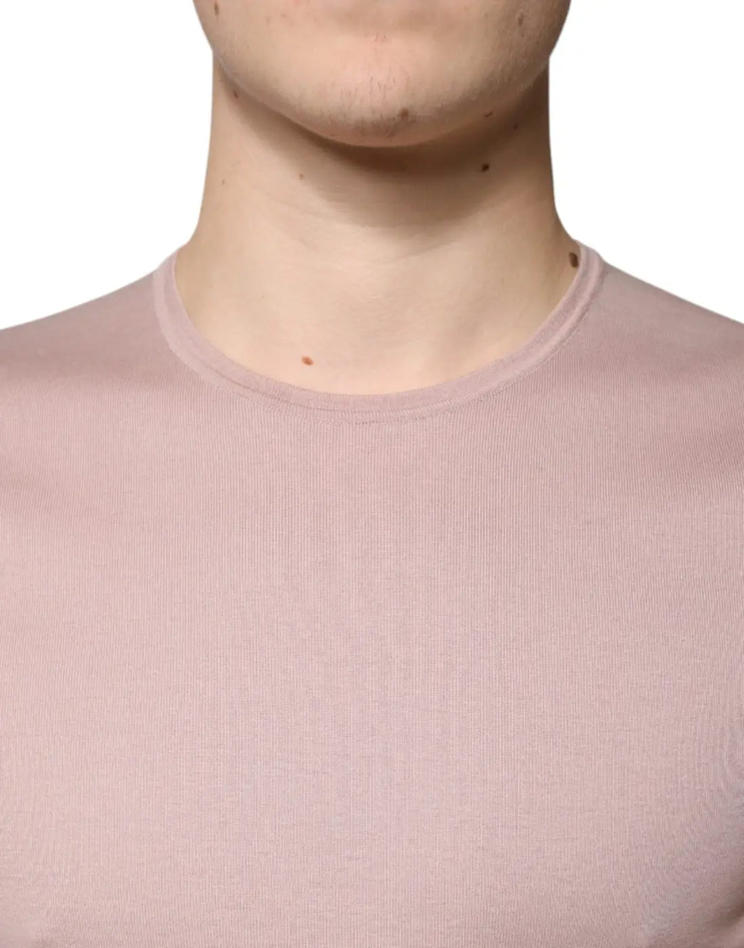 Dolce &amp; Gabbana Brown Cotton Short Sleeves Round Neck T-shirt