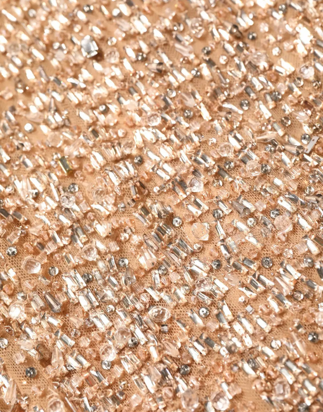 Dolce &amp; Gabbana Brown Crystal Embellished Mermaid Gown Dress
