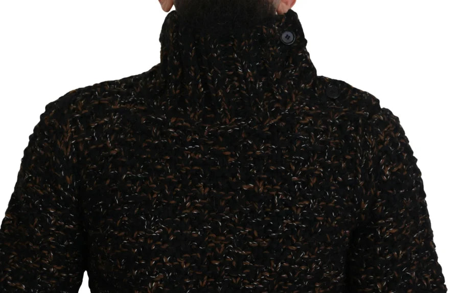 Dolce &amp; Gabbana Brown Fatto A Mano Turtleneck Pullover Sweater