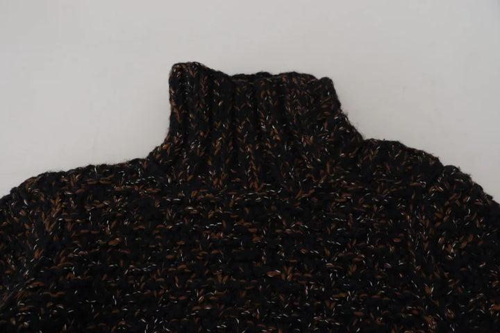 Dolce &amp; Gabbana Brown Fatto A Mano Turtleneck Pullover Sweater