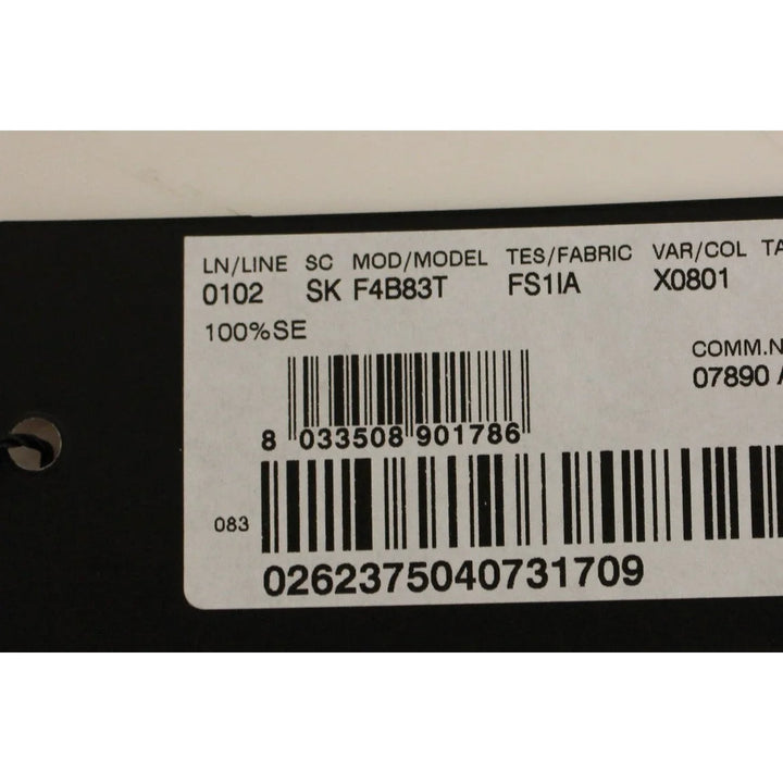 Dolce & Gabbana Brown Floral Silk Straight Full Skirt