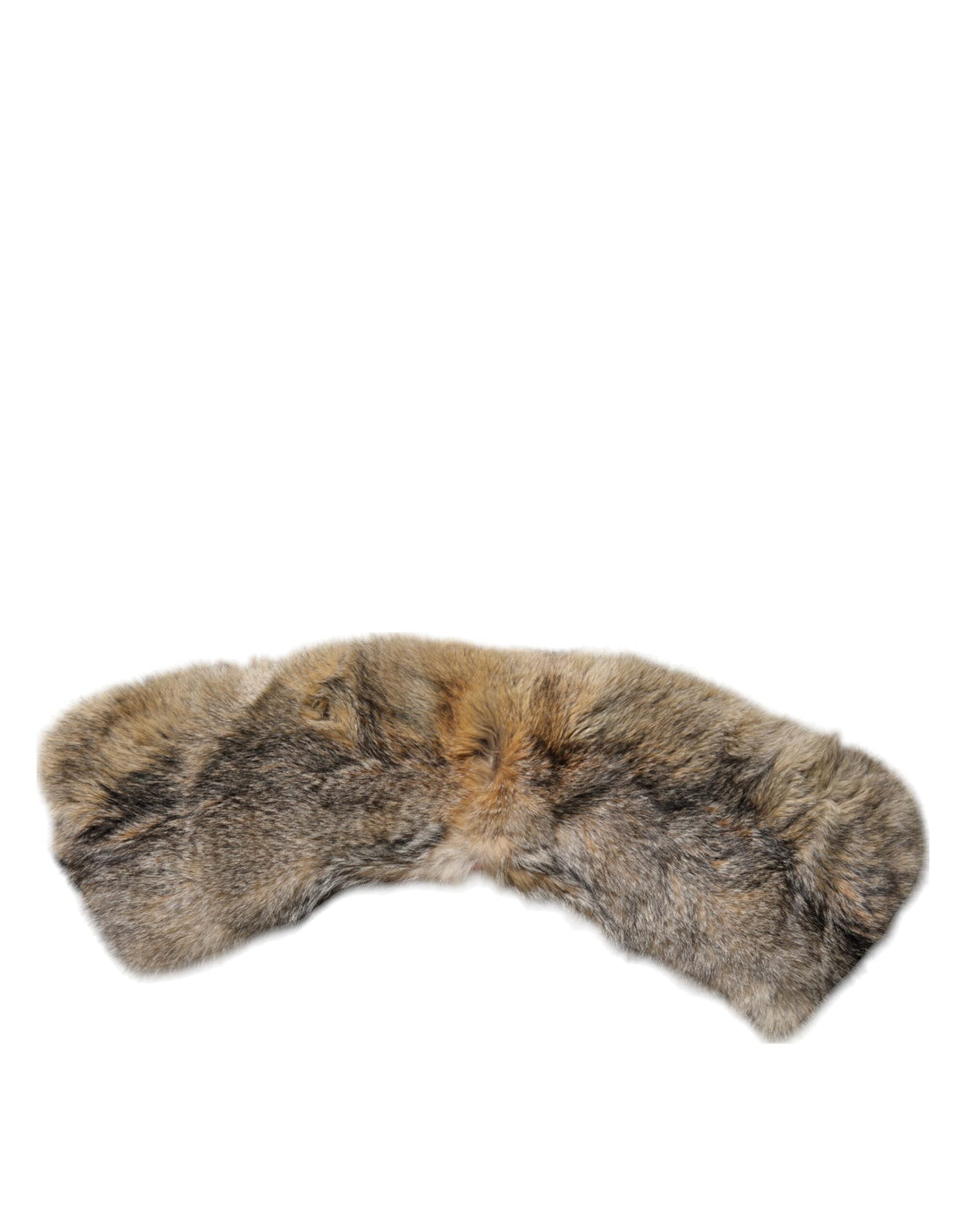 Dolce &amp; Gabbana Brown Fur Shoulder Collar Neck Wrap Scarf