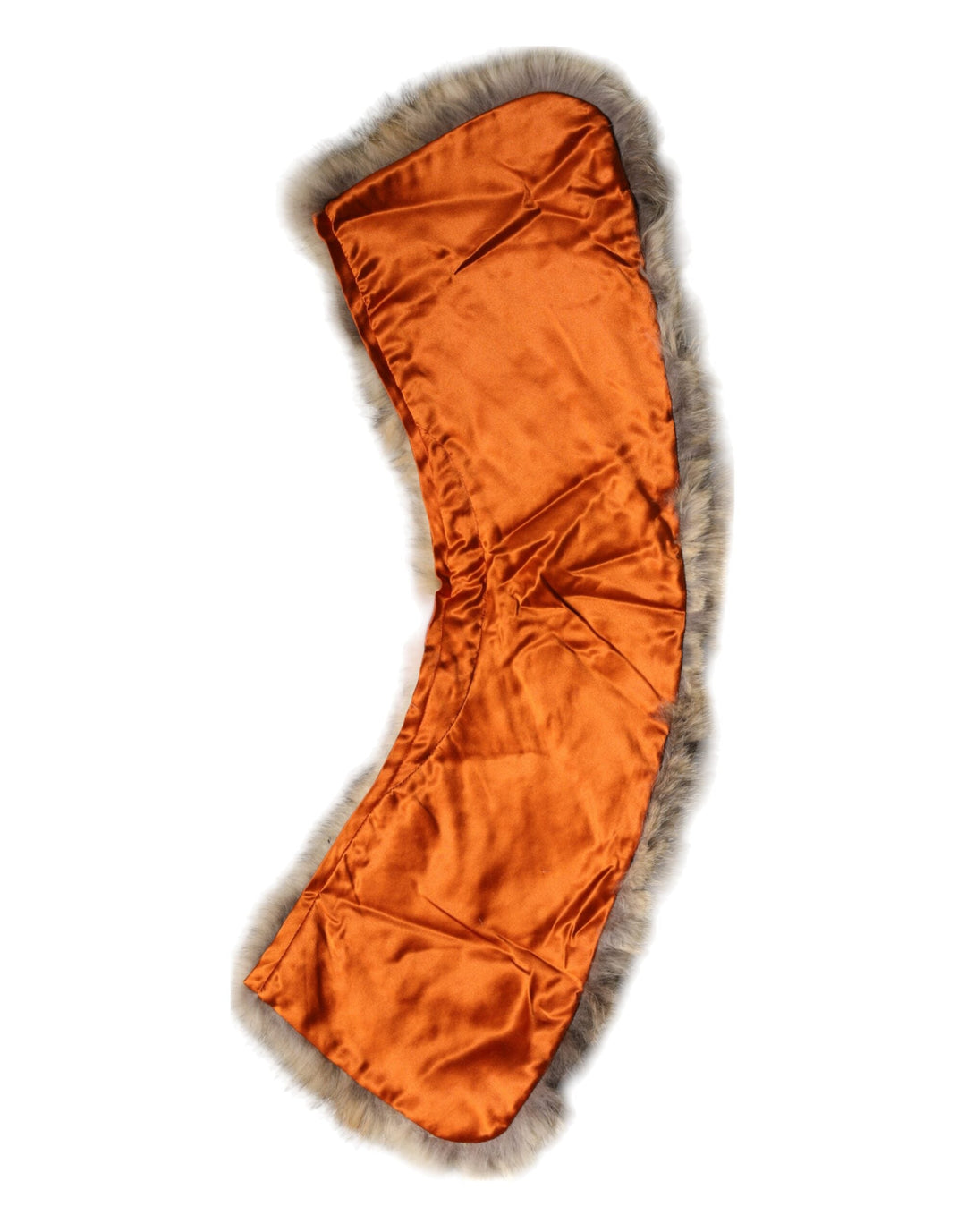 Dolce &amp; Gabbana Brown Fur Shoulder Collar Neck Wrap Scarf