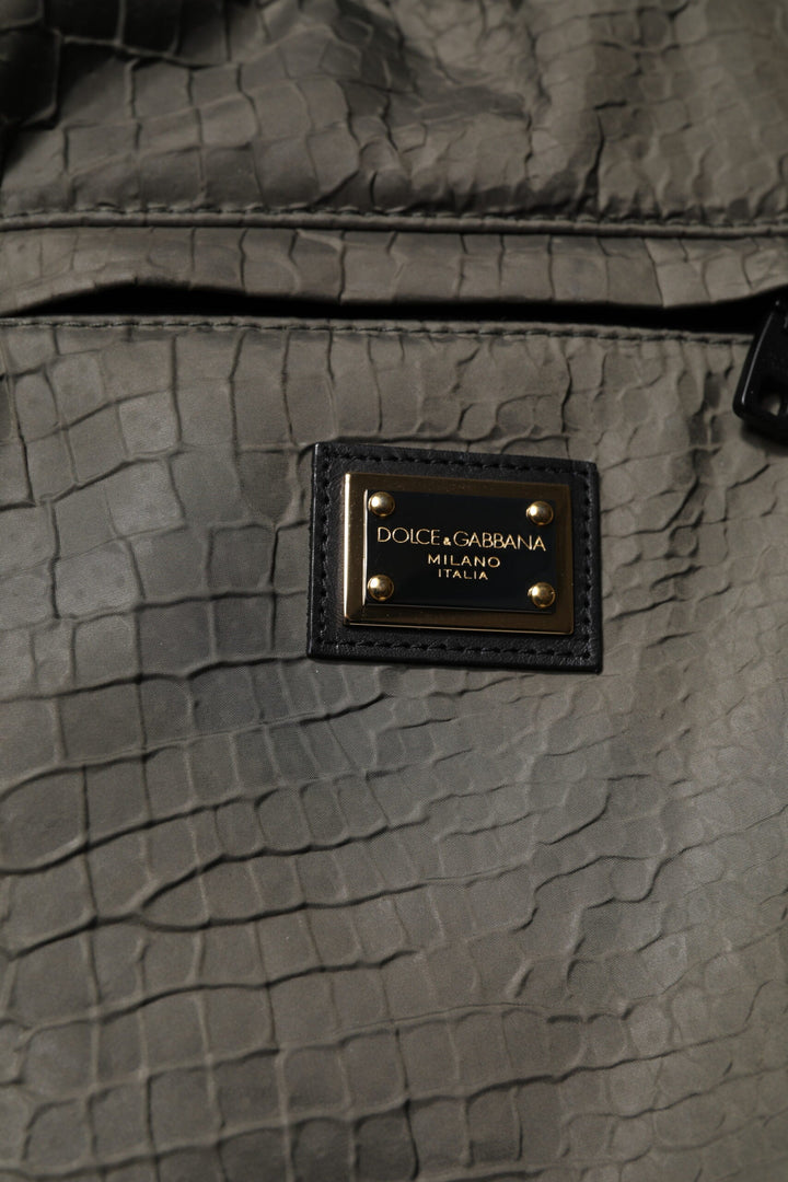 Dolce &amp; Gabbana Brown Lambskin Leather Men Sweatpants Pants