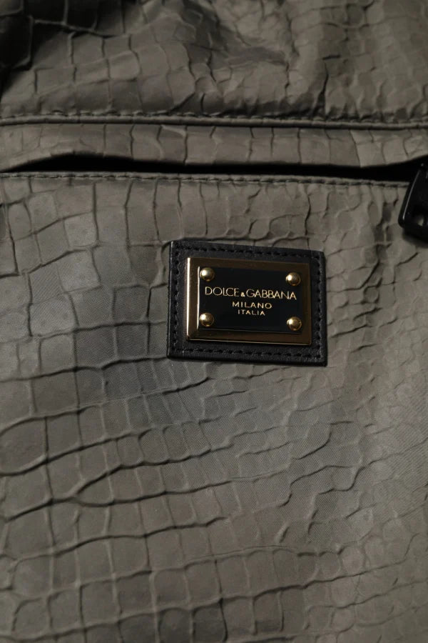 Dolce &amp; Gabbana Brown Lambskin Leather Men Sweatpants Pants