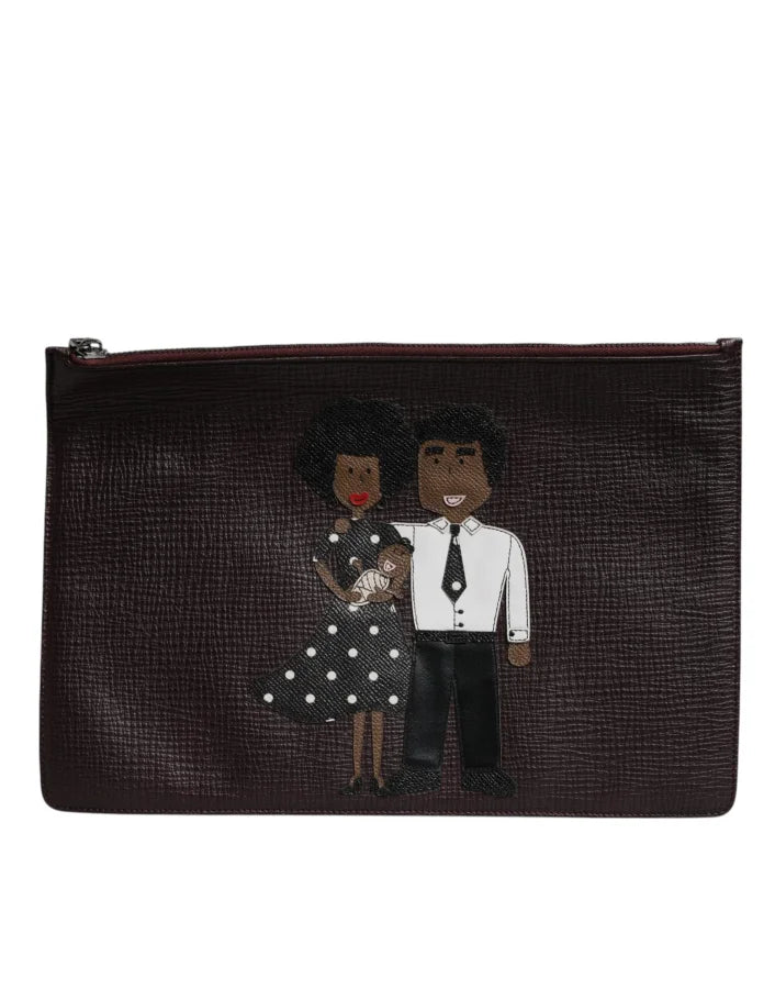 Dolce &amp; Gabbana Brown Leather 