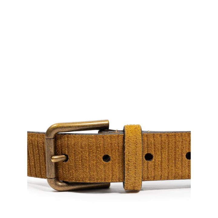 Dolce &amp; Gabbana Brown Leather Regular Belt