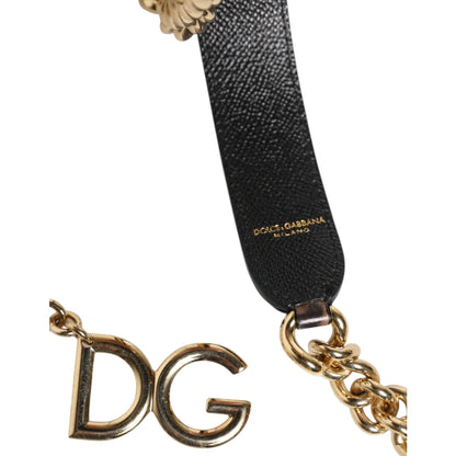 Dolce Gabbana Brown Leather Shoulder Strap for Handbags &
