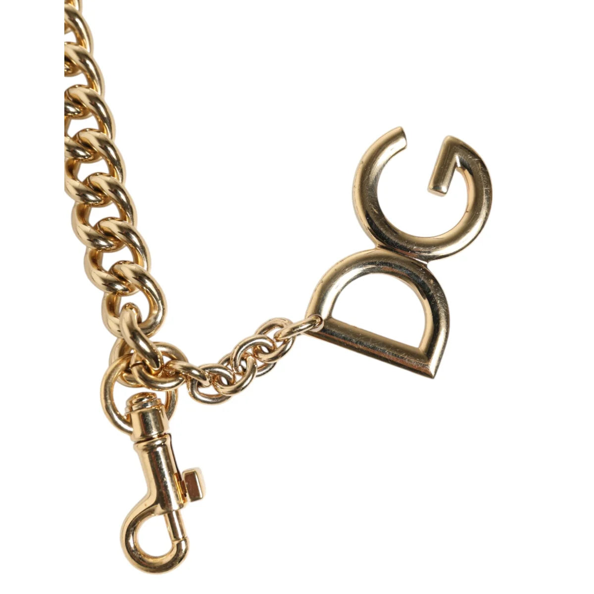 Dolce Gabbana Brown Leather Shoulder Strap with Lobster Clasps &