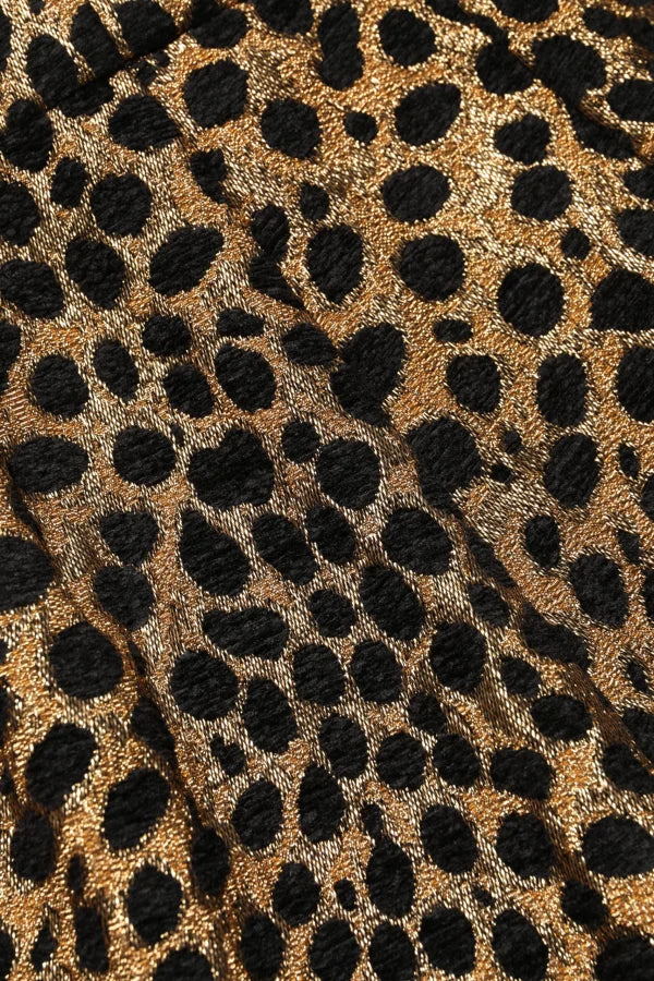 Dolce &amp; Gabbana Brown Leopard High Waisted Hot Pants Shorts