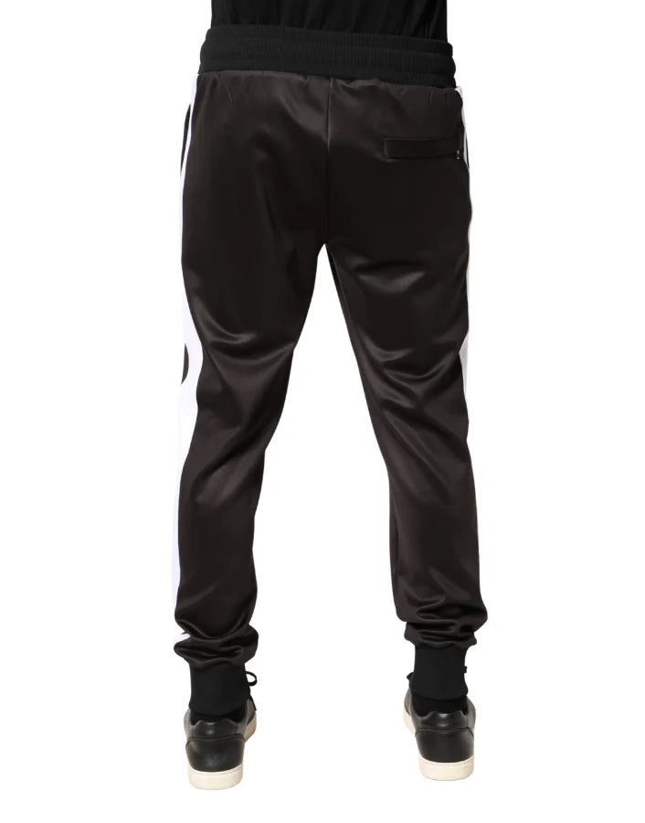 Dolce &amp; Gabbana Brown Polyester Skinny Jogger Trouser Pants