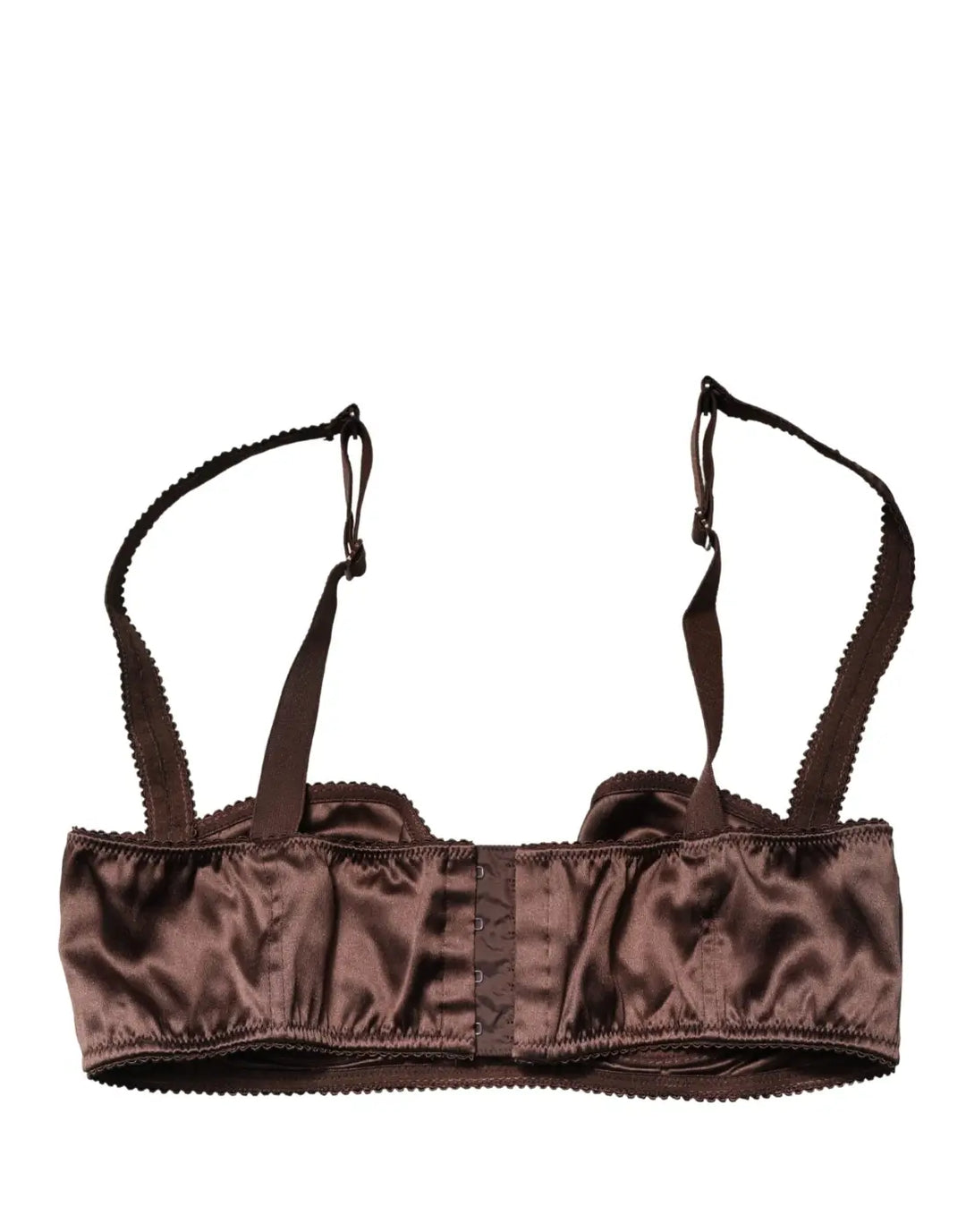 Dolce &amp; Gabbana Brown Semi-Pad Underwire Balconette Underwear