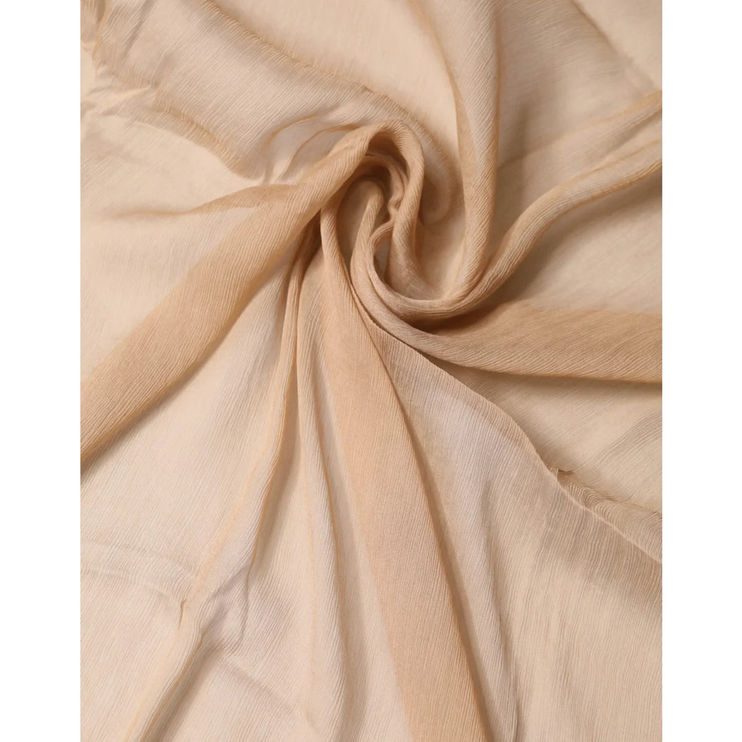 Dolce &amp; Gabbana Brown Silk Stole Neck Wrap Shawl Men Scarf