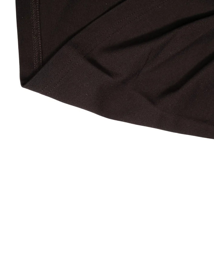 Dolce &amp; Gabbana Brown Viscose Wide Belt Waist Cummerband Men