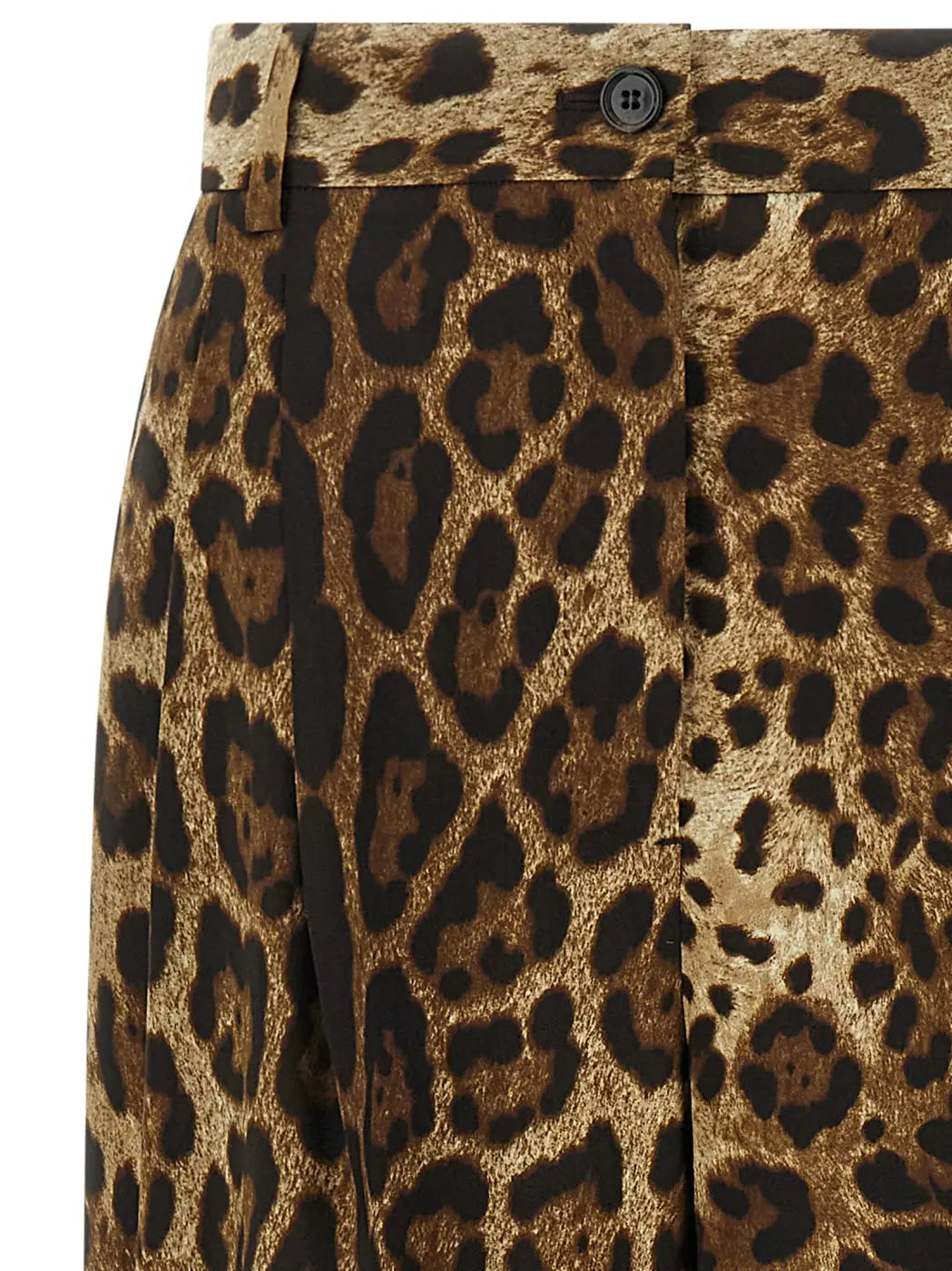 Dolce &amp; Gabbana Brown Wool Casual Pants