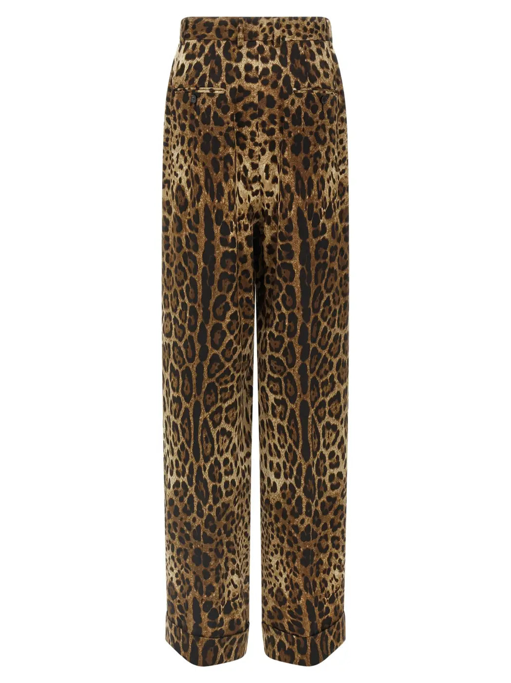 Dolce &amp; Gabbana Brown Wool Casual Pants