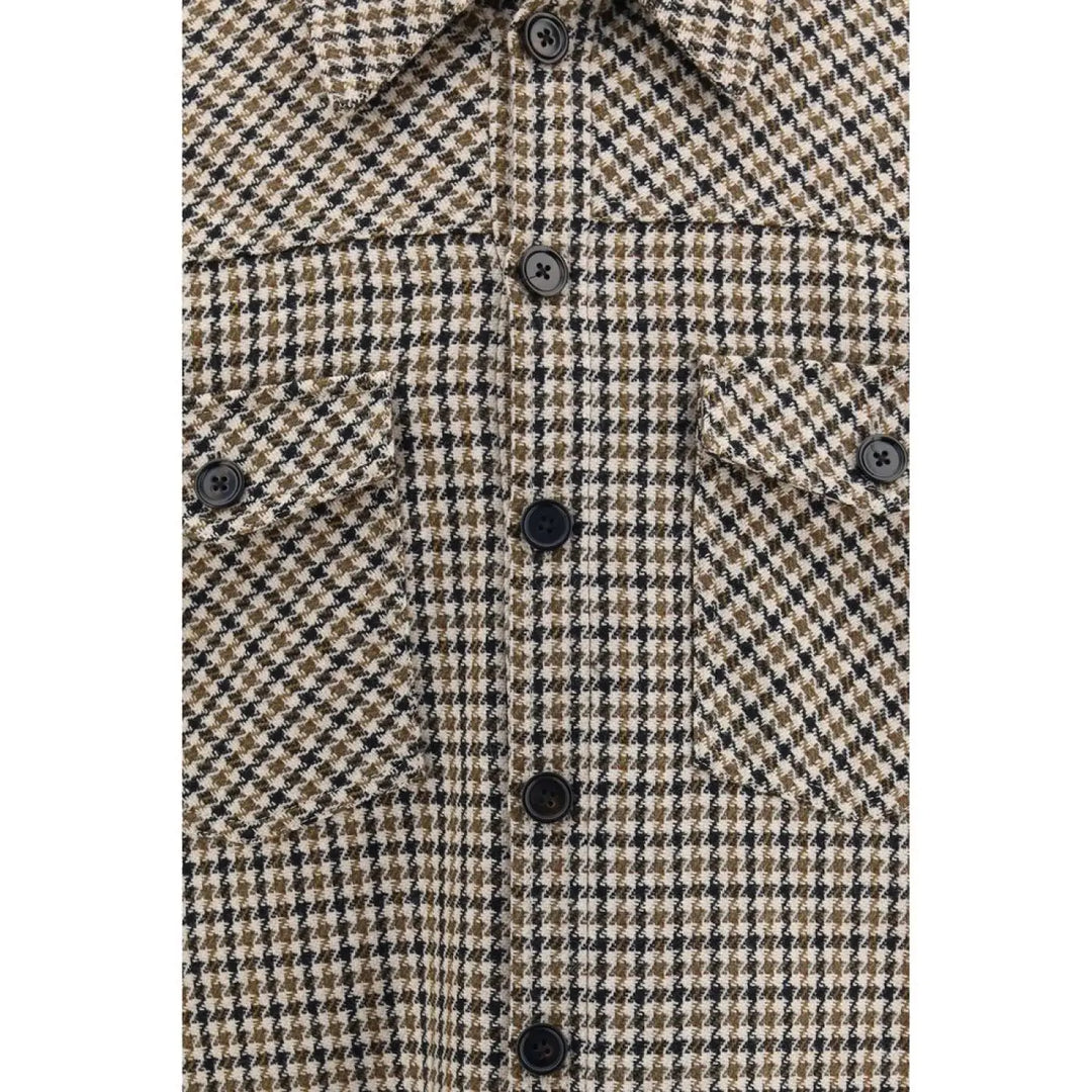 Dolce &amp; Gabbana Brown Wool Oves Aries Full-length Jacket