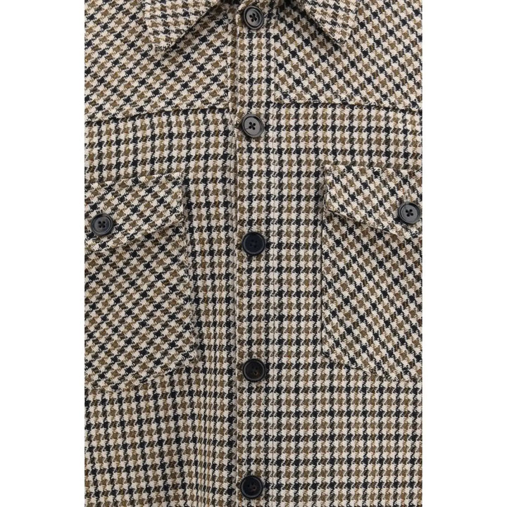 Dolce &amp; Gabbana Brown Wool Oves Aries Full-length Jacket