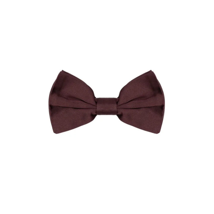 Dolce &amp; Gabbana Burgundy Silk Bowtie