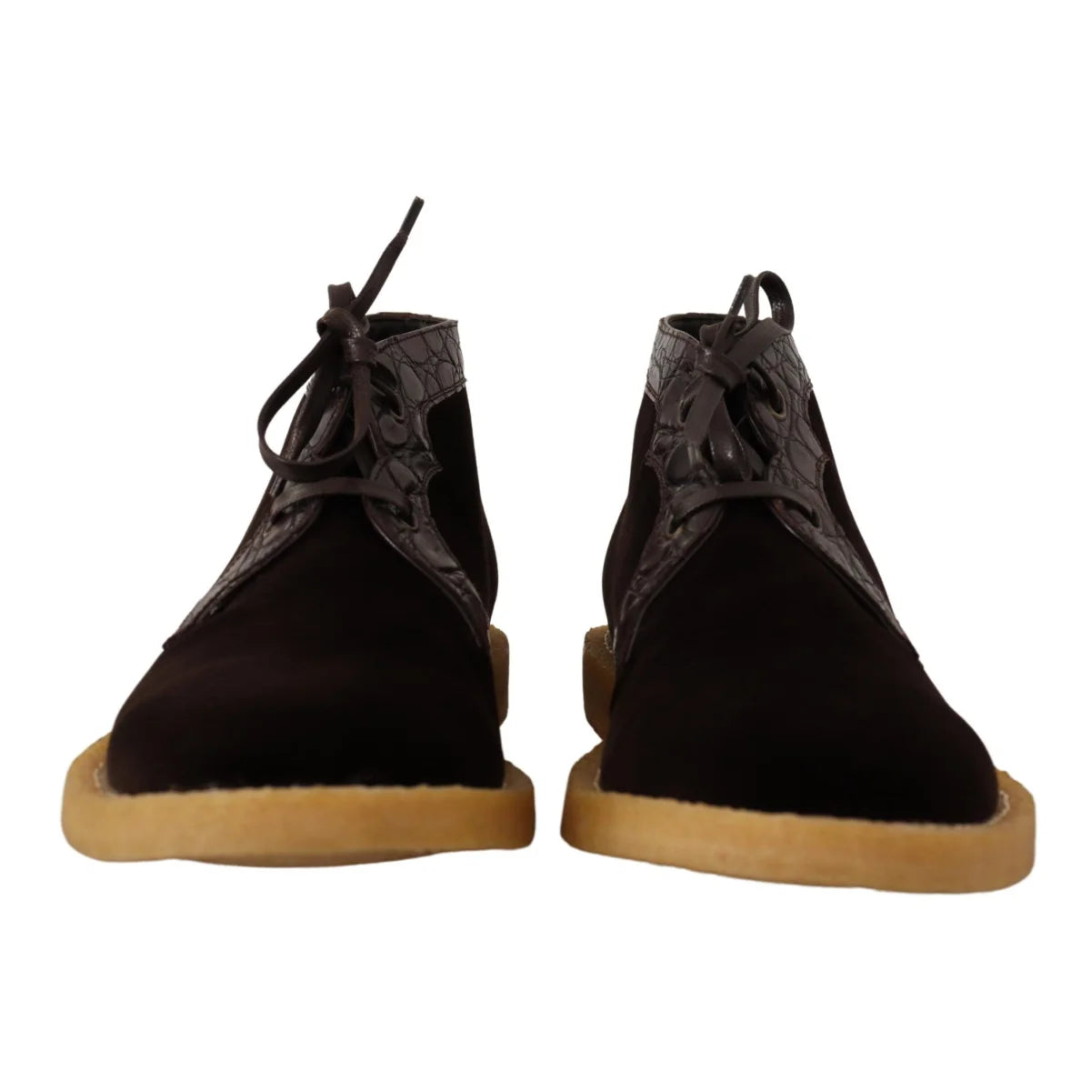 Dolce & Gabbana Caiman Exotic Leather Mens Shoes Pure Luxury