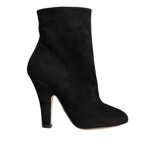 Dolce Gabbana Calf Boots Elegant Mid Statement Shoes &