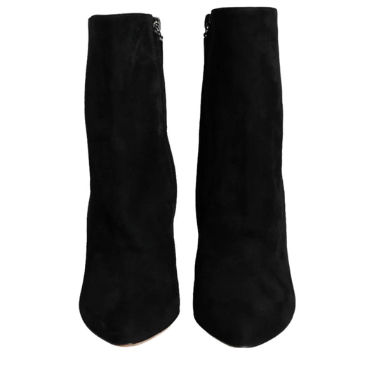 Dolce Gabbana Calf Boots Elegant Mid Statement Shoes &