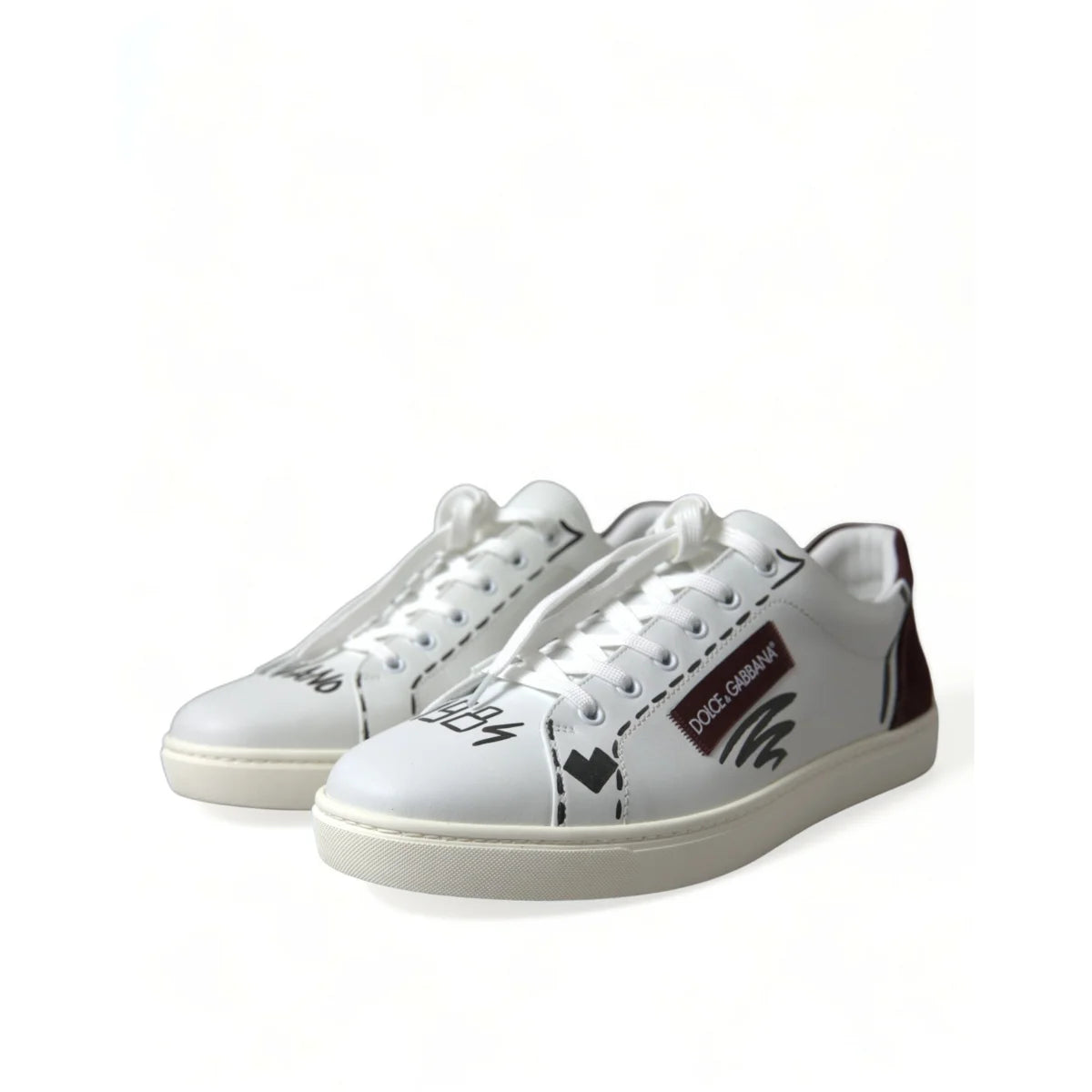 Dolce Gabbana Calf Leather Low Top Sneakers Perfume Vibes &