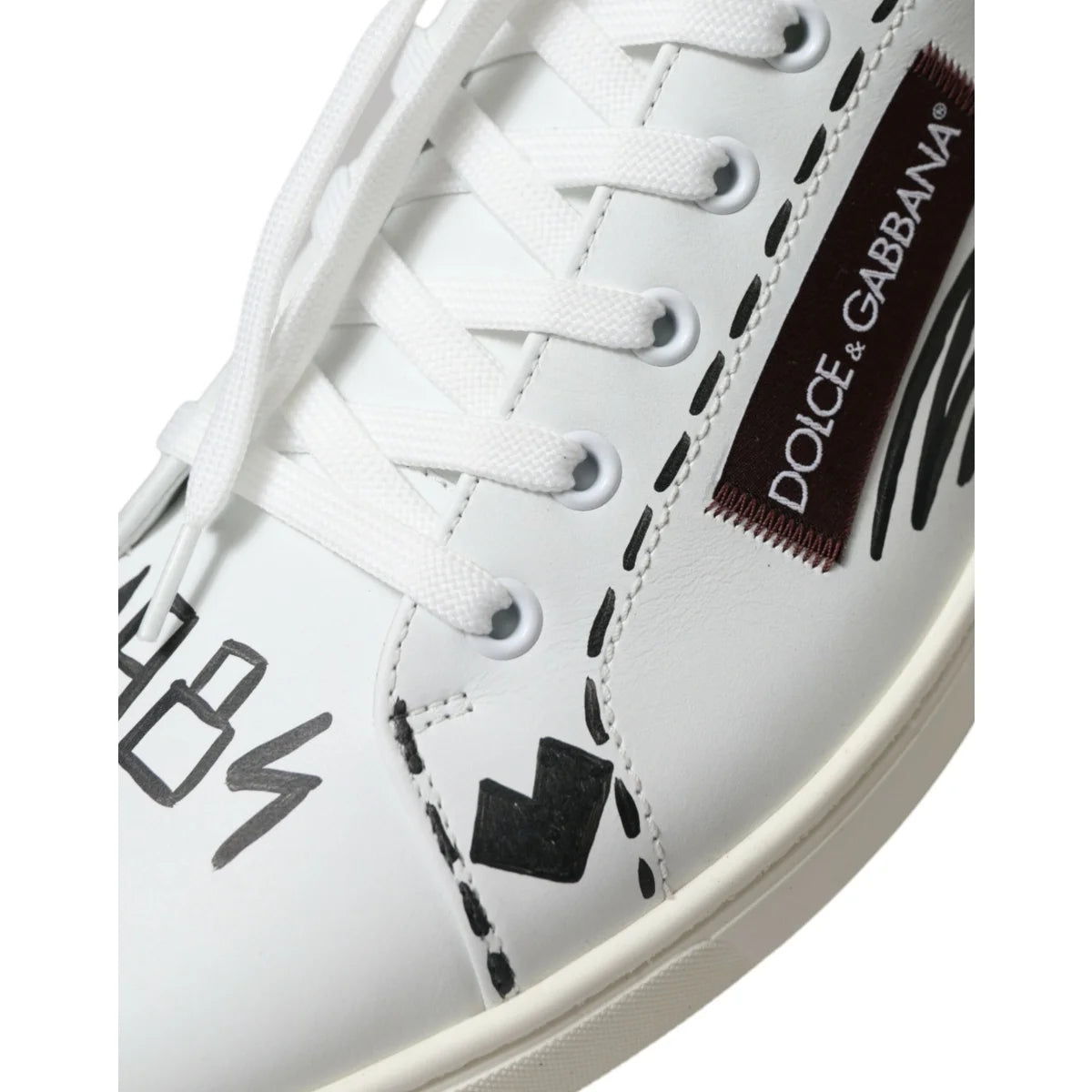 Dolce Gabbana Calf Leather Low Top Sneakers Perfume Vibes &