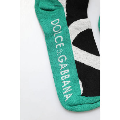 Dolce Gabbana Calf Socks Style Luxurious Over the Stretch &