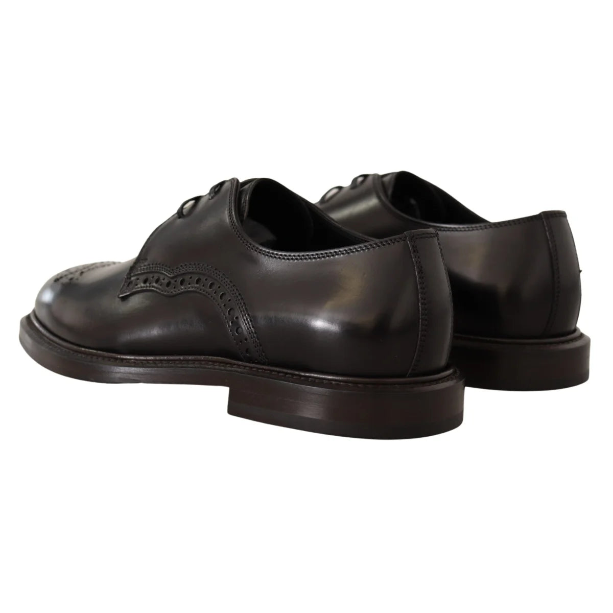Dolce & Gabbana Calfskin Leather Derby Dress Shoes in Timeless Style